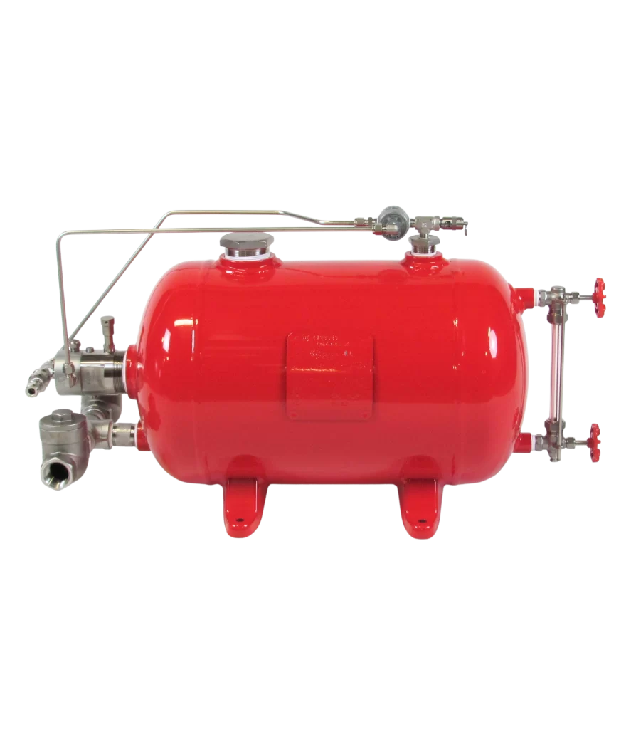 100 psi Actuated Ball Valve Shell & Tube