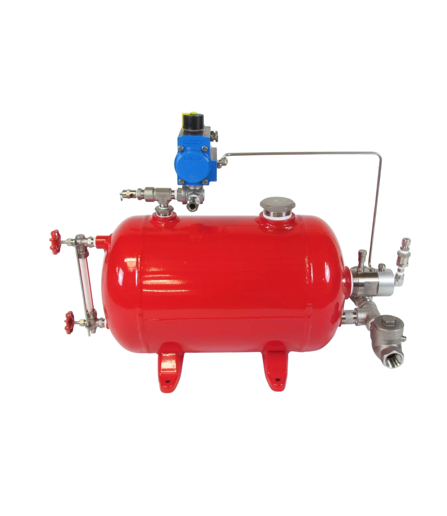 100 psi Actuated Ball Valve Vertical Panel