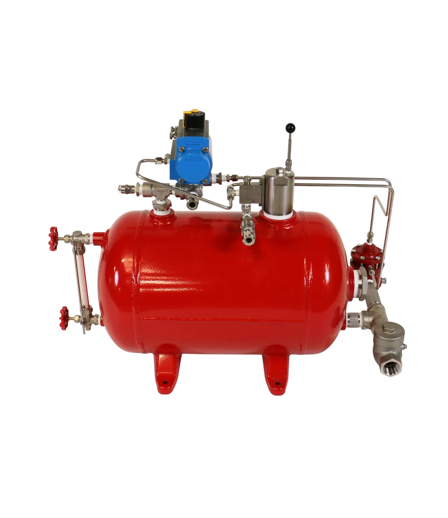 Side Mount Electric Level Controller 200 psi Actuated Ball Valve w/ Electric Pneumatic Solenoid