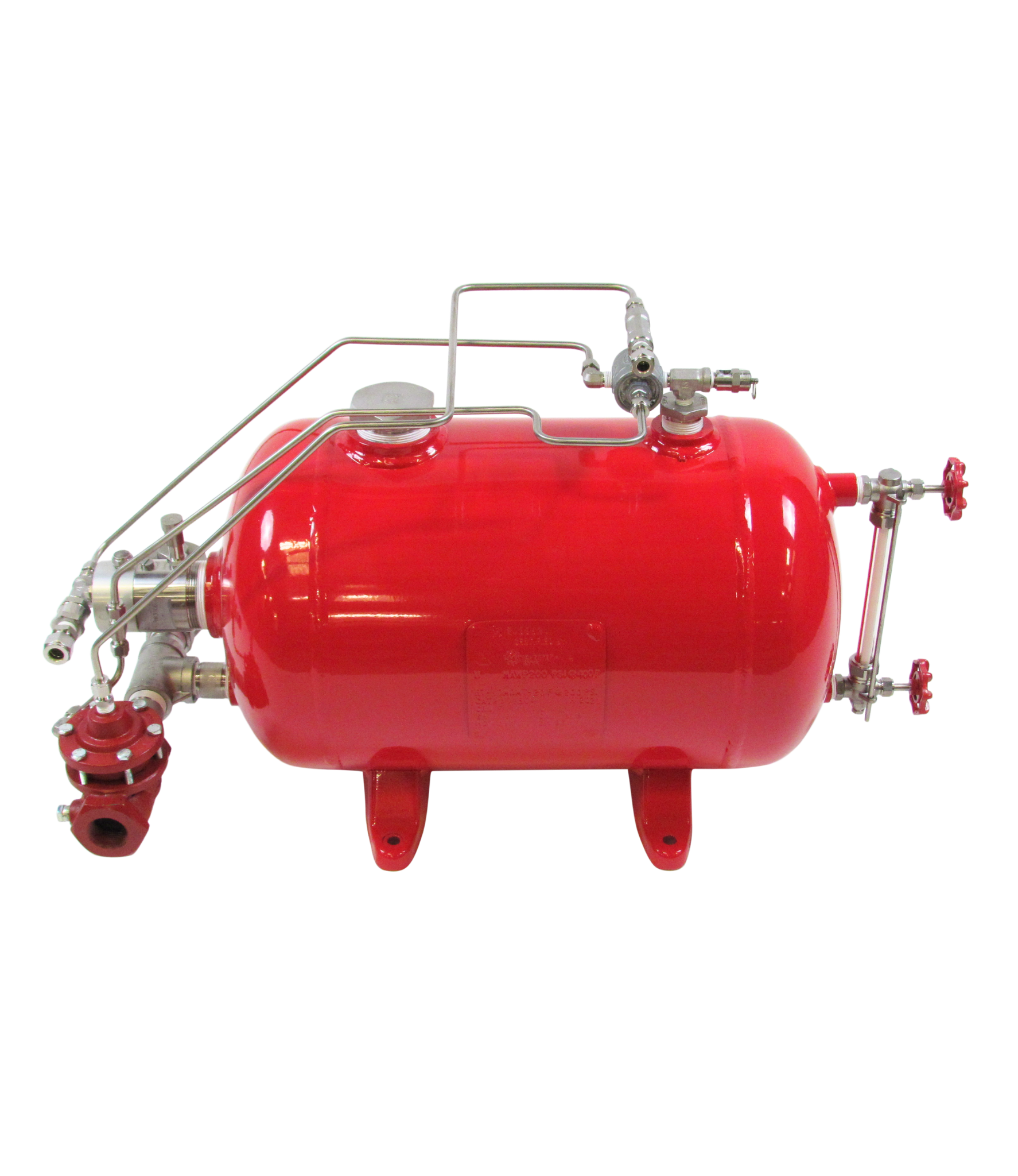 Side Mount Electric Level Controller 100 psi Actuated Ball Valve w/ Electric Pneumatic Solenoid
