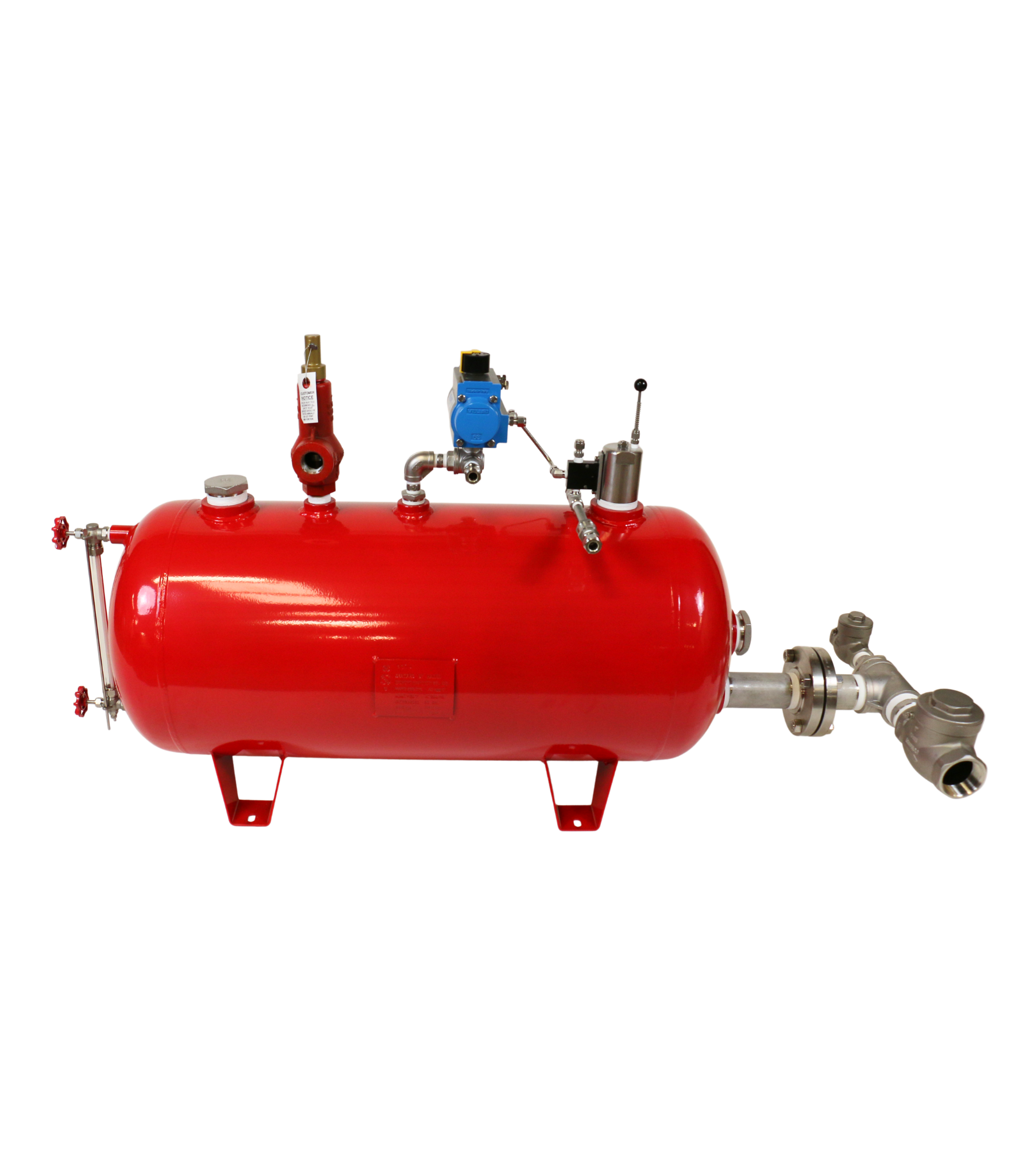 100 psi Actuated Ball Valve Vertical Panel