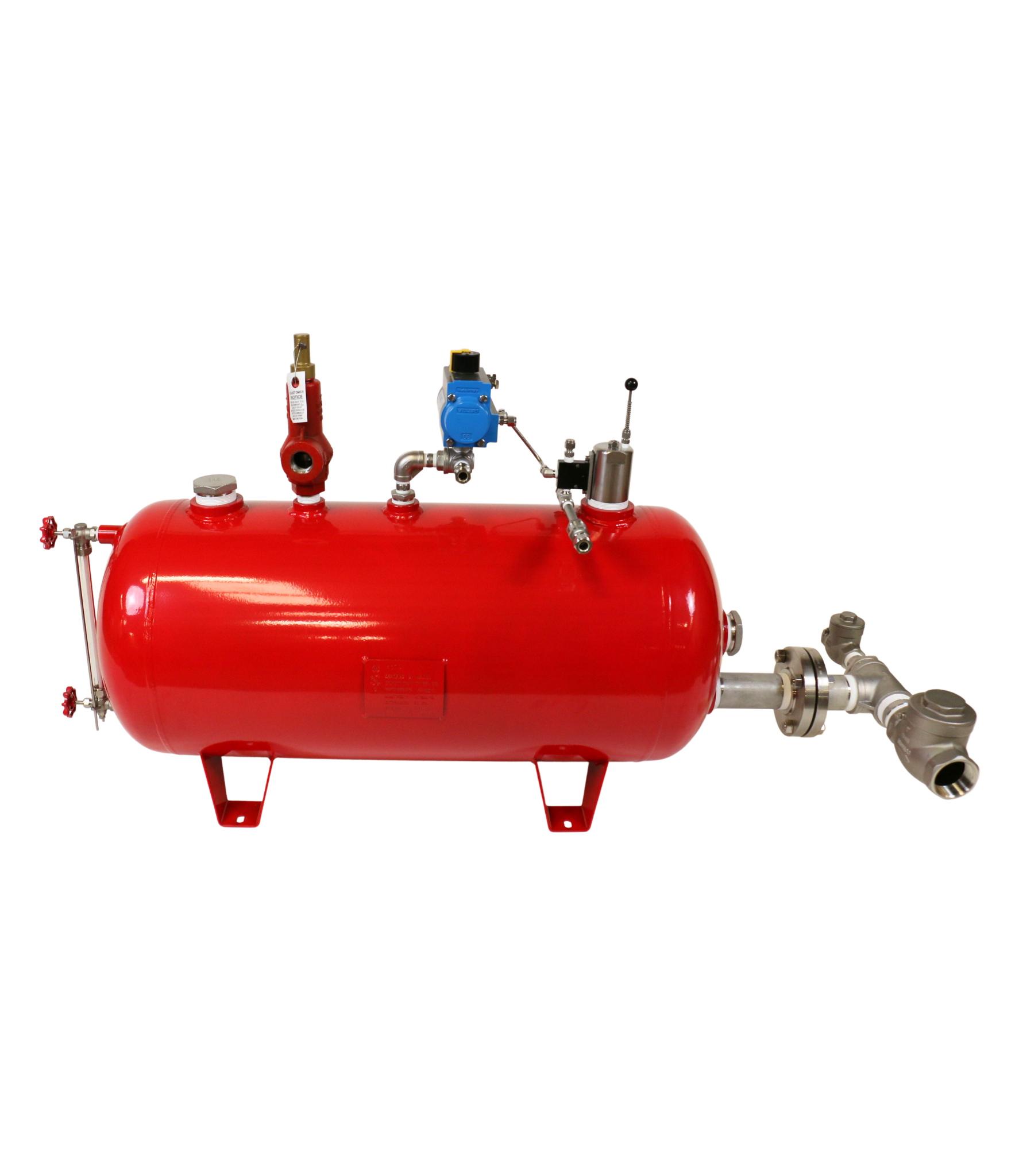 100 psi Actuated Ball Valve Stainless Steel