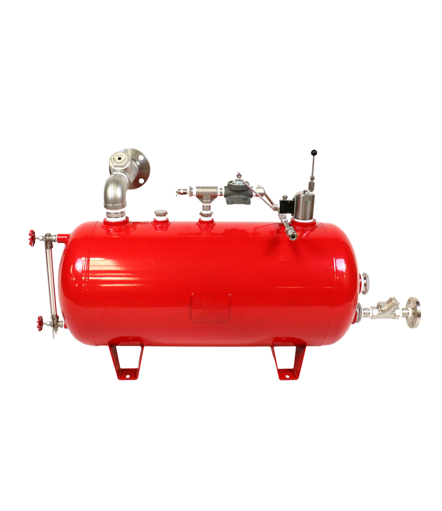 Side Mount Pneumatic Level Controller 100 psi Actuated Ball Valve Vertical Panel