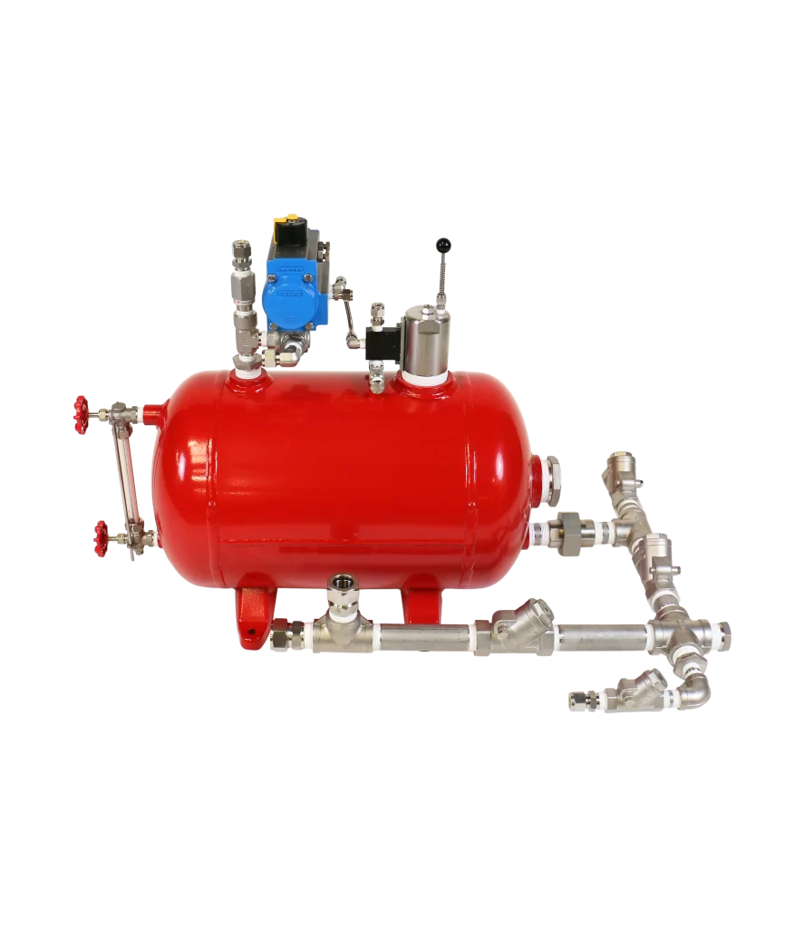 Side Mount Pneumatic Level Controller 200 psi Actuated Ball Valve